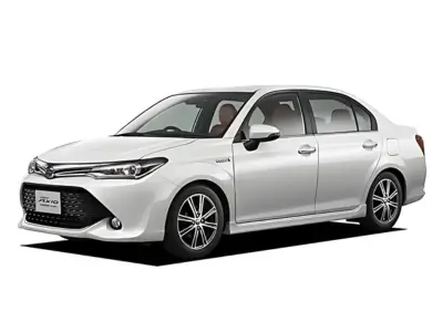 Toyota Axio — sedan available from Zeylan Drives